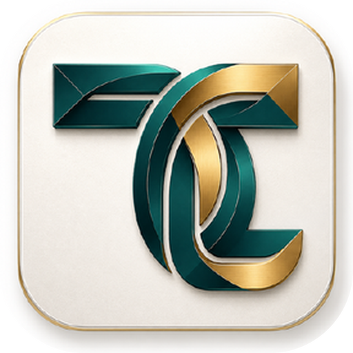 The Ledger app icon: the Ledger monogram in teal and gold.